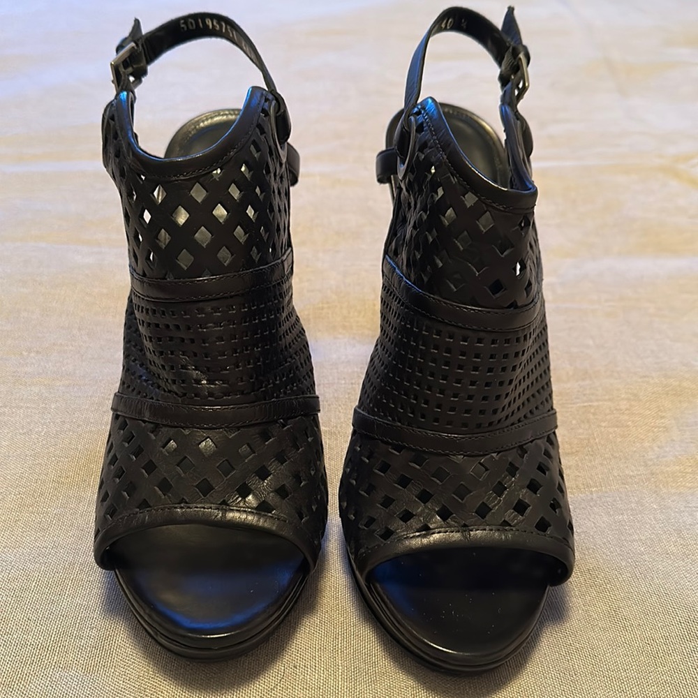 Boss black heeled shoes